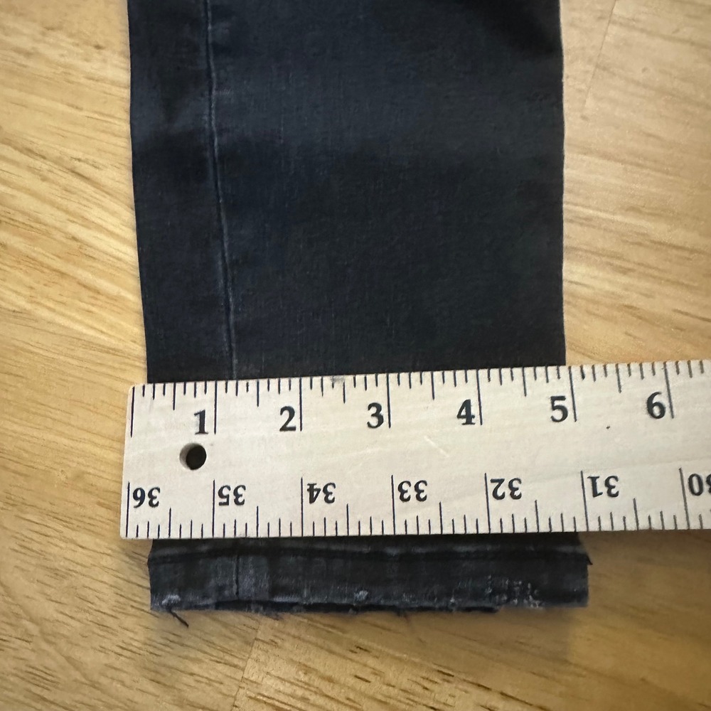 BKE Stella‎ Womens Black Denim Ankle Skinny Jeans Size 27 Distressed Low Rise - Picture 10 of 12